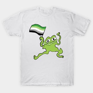 Aromantic Pride Froggy T-Shirt